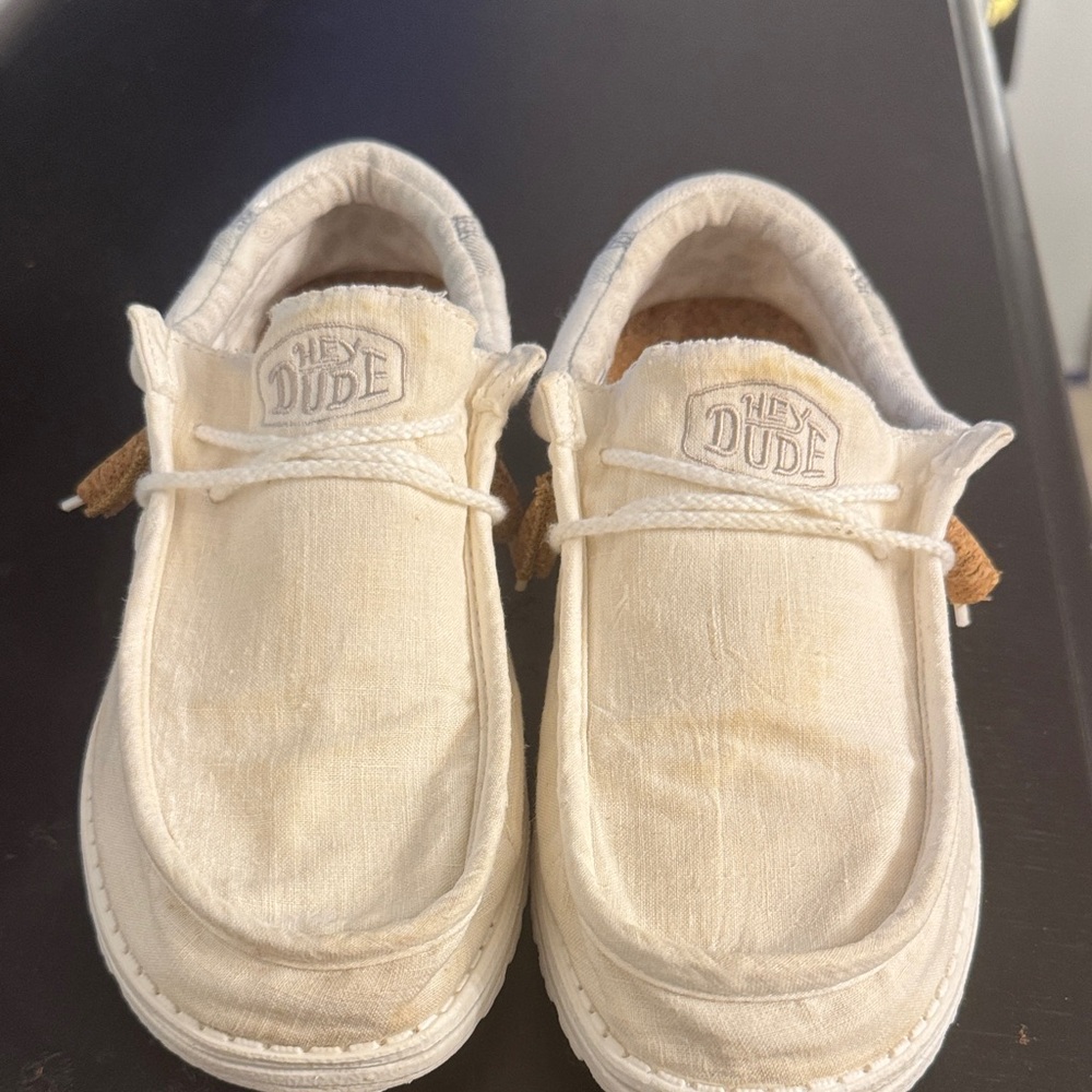 Hey Dude Off-White Men's Moccasins